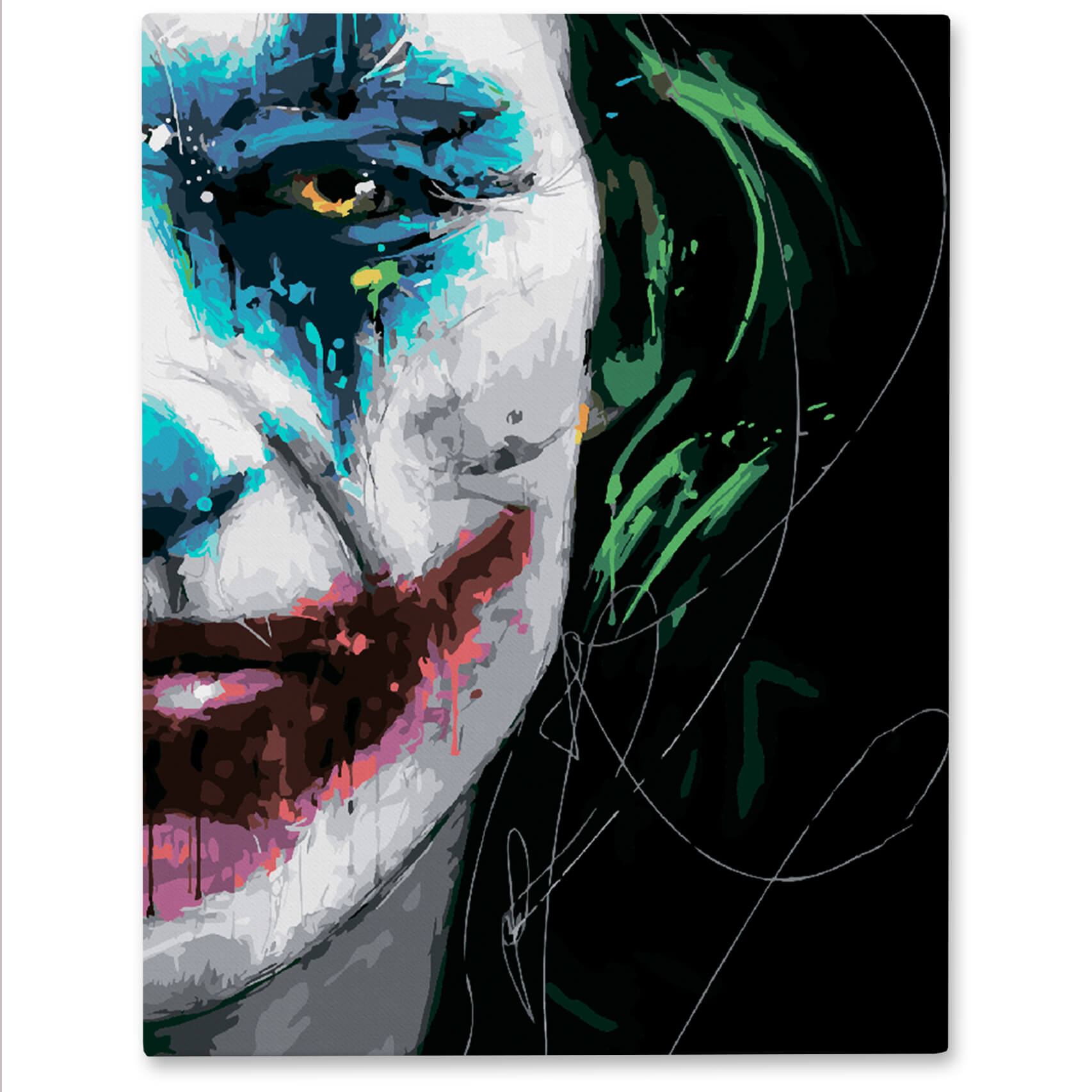 Картины по номерам Взгляд Джокера GX42372 - купить в г. Москва, цена 1 730  руб. в интернет-магазине «Цветной мир ярких идей»